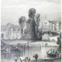 Gravure Hampton Court Middlesex